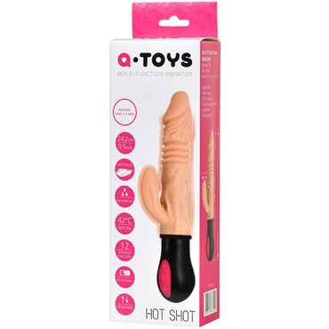 ToyFa A-Toys Multi-Function Vibrator Hot Shot, телесный