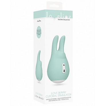 Shots Loveline Clitoral Stimulator Love Bunny, зеленый