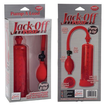 California Exotic Jack-Off Pump, красный