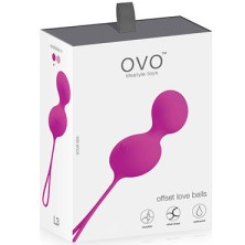 Ovo L3 Offset Love Balls, фуксия