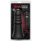 Doc Johnson Kink Vibrating Silicone Butt Plug Ridged, черная