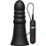 Doc Johnson Kink Vibrating Silicone Butt Plug Ridged, черная