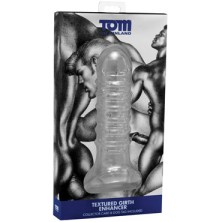 Tom of Finland Textured Girth Enhancer, прозрачная