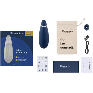 Womanizer Premium 2, темно-синий