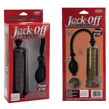 California Exotic Jack-Off Pump, серый