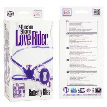 California Exotic Love Rider Butterfly Bliss, фиолетовая