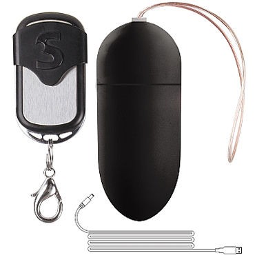 Shots Toys Rechargeable Vibrating Egg, черное