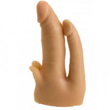 Биоклон Насадка анально-вагинальная на Harness 18см, телесная