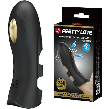 Baile Pretty Love Fingering Electric Vibrator Pegasus, черный
