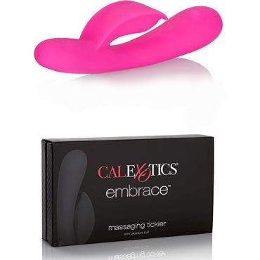 California Exotic Embrace Massaging Tickle, розовый