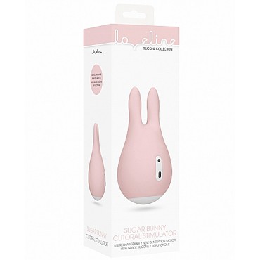 Shots Loveline Clitoral Stimulator Sugar Bunny, розовый