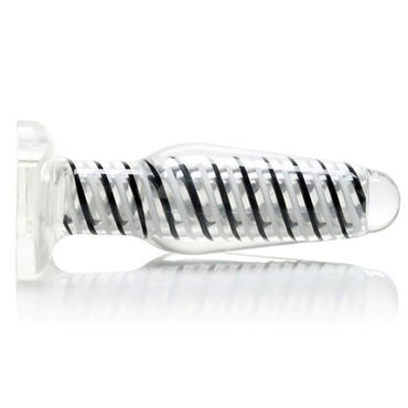 California Exotic Art Deco Butt Plug 11,5см, прозрачная