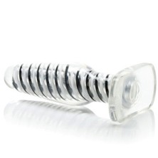 California Exotic Art Deco Butt Plug 11,5см, прозрачная