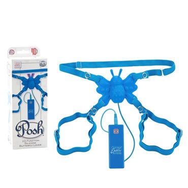 California Exotic Posh Silicone Butterfly Lovers, голубой