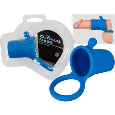 NMC Clitoral Massage Sleeve, синяя