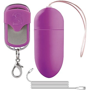 Shots Toys Rechargeable Vibrating Egg, фиолетовое