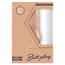 Shots Toys Bottom Line Butt plug Model 4, 10 см телесная