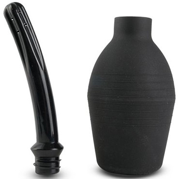 Pipedream Fetish Fantasy Series Curved Douche/Enema, черный