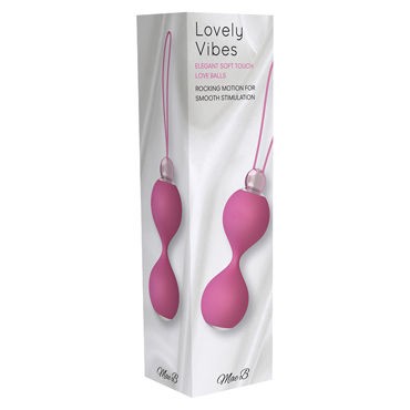 Mae B Lovely Vibes Love Balls, розовые