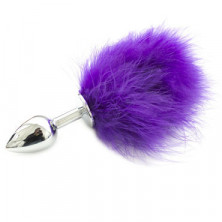 Luxurious Tail Анальная пробка с хвостиком, фиолетовый