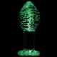 NS Novelties Firefly Glass Plug Large, светящаяся в темноте