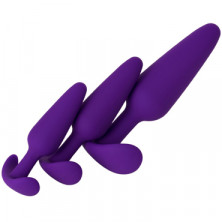 Toyfa A-toys Butt Plugs Set, фиолетовый