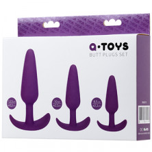 Toyfa A-toys Butt Plugs Set, фиолетовый