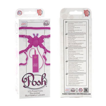 California Exotic Posh Silicone Butterfly Lovers, розовый