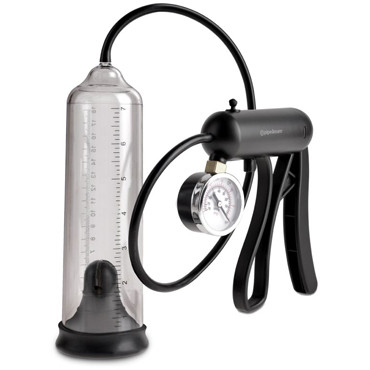 Pipedream Pump Worx Pro-Gauge Power Pump, прозрачная