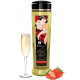 Shunga Erotic Massage Oil Romance - Sparkling Strawberry Wine, 240 мл