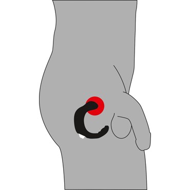 Orion Rebel Men's Gear Prostate Stimulator, черный