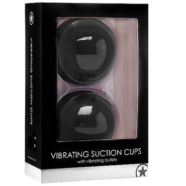 Shots Toys Vibrating Suction Cup, черные