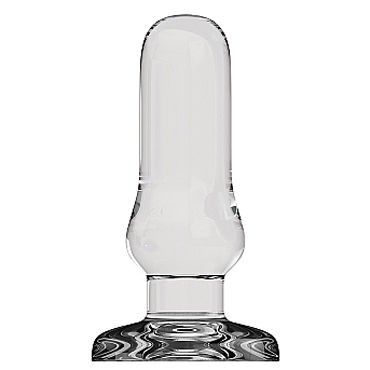 Shots Toys Bottom Line Butt plug Model 4, 10 см прозрачная