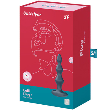 Satisfyer Lolli Plug 1, темно-синяя