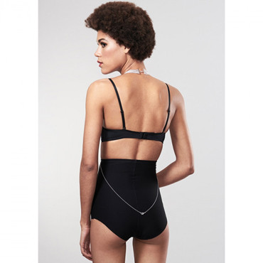 Bijoux Magnifique Metallic chain Choker, серебристый