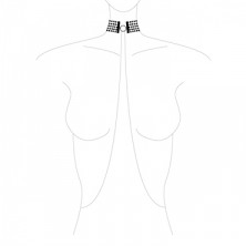 Bijoux Magnifique Metallic chain Choker, серебристый