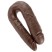 Pipedream King Cock U-Shaped Large Double Trouble, коричневый