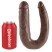Pipedream King Cock U-Shaped Large Double Trouble, коричневый