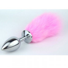 Luxurious Tail Анальная пробка с хвостиком, розовый