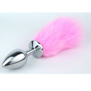 Luxurious Tail Анальная пробка с хвостиком, розовый