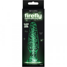 NS Novelties Firefly Glass Tapered Plug, светящаяся в темноте