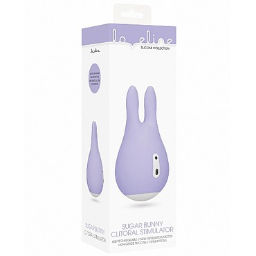 Shots Loveline Clitoral Stimulator Sugar Bunny, фиолетовый