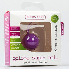 Shots Toys Geisha Super Ball, фиолетовый