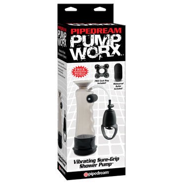 Pipedream Pump Worx Vibrating Sure-Grip Shower Pump