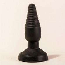 Биоклон Ребристая Анальная Пробка, черная