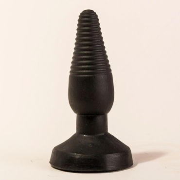 Биоклон Ребристая Анальная Пробка, черная