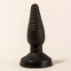 Биоклон Ребристая Анальная Пробка, черная