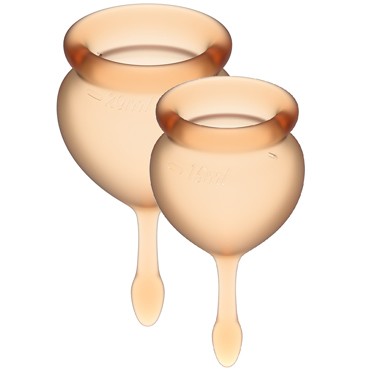 Satisfyer Feel Good Menstrual Cup, оранжевый