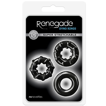 NSnovelties Renegade Dyno Rings, черный