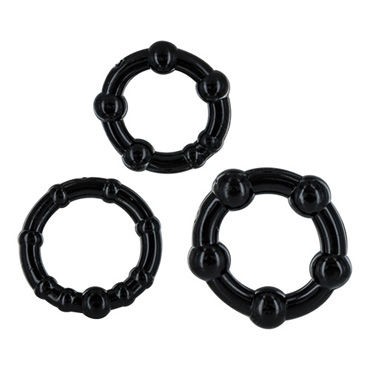 Toyz4lovers Dandys Bangle Cock Ring Kit, черный